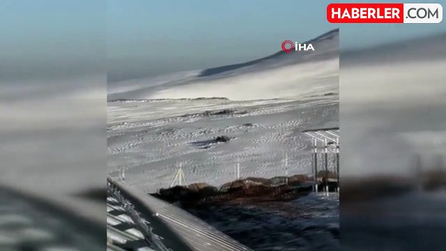 Ağrı'nın Yüksek Kesimlerine Kar Yağdı