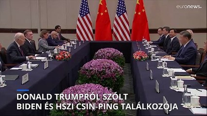 Donald Trump volt a napirenden Biden és Hszi Csin-ping utolsó hivatalos találkozóján