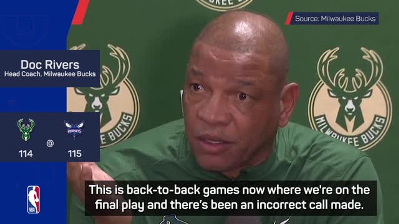 Rivers fumes at late call on Giannis