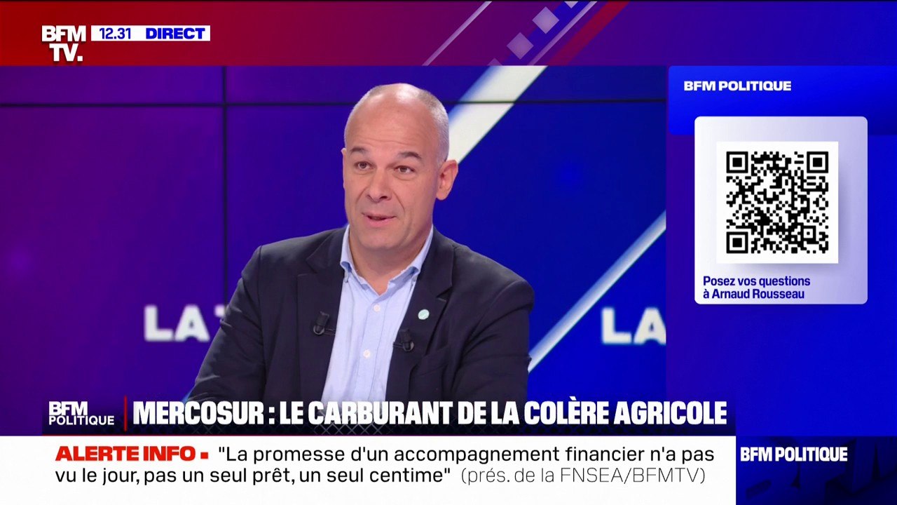 "D'autres pays européens" devraient "se mettre en action" annonce Arnaud Rousseau (FNSEA)