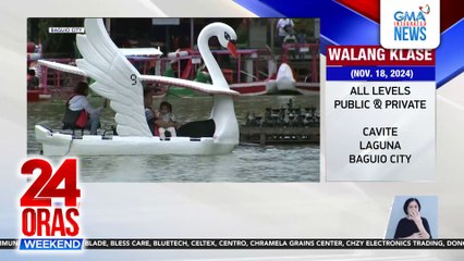 Ilang turista, dagsa pa rin sa Baguio City; mga nakatira sa landslide-prone areas, pinalikas | 24 Oras Weekend