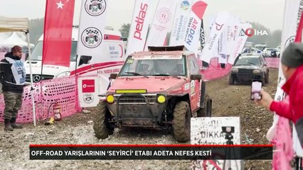Off-road yarışlarında nefes kesen ‘seyirci’ etabı