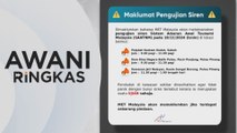 AWANI Ringkas: Ujian Sistem Amaran Awal Tsunami dijalankan