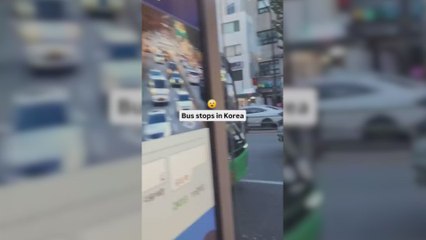 Esta parada de autobús en Corea te hará pensar que viven en el futuro