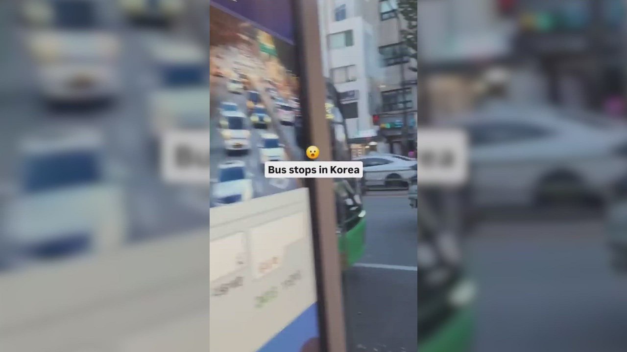 Esta parada de autobús en Corea te hará pensar que viven en el futuro