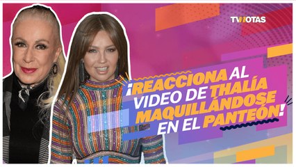 Laura Zapata reacciona al video de Thalía maquillándose en funeral de Ernestina Sodi
