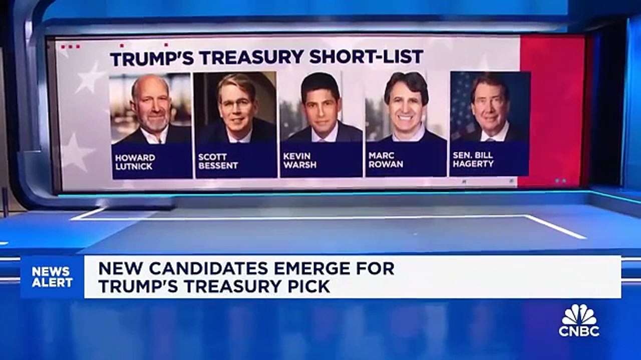 New candidates emerge for Trump's Treasury pick