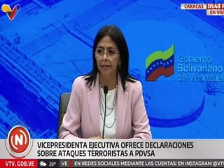Vpdta. Rodríguez: Extremistas generan incendio en Petrocedeño para dejar sin diésel al país