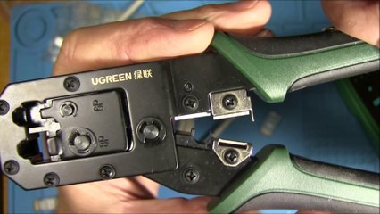 Коннектор для витой пары. Обжимка