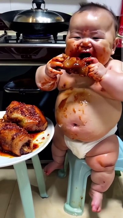 Funny video to child