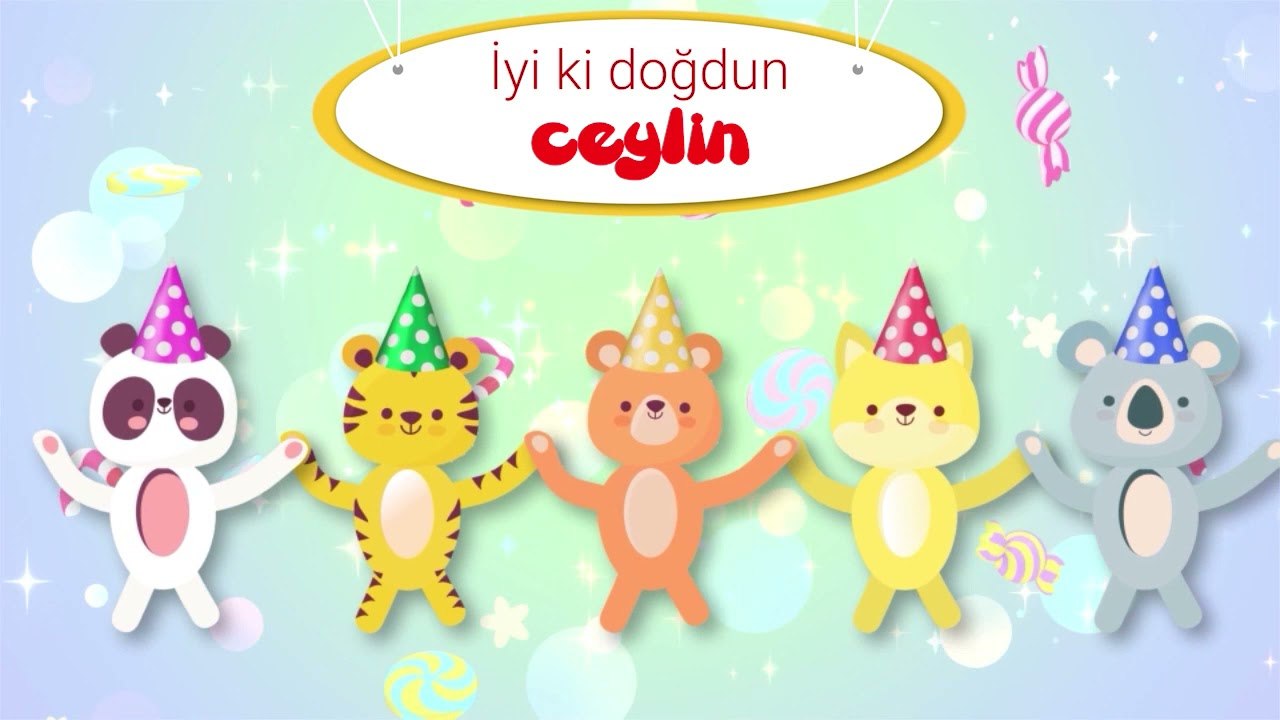 İyi ki Doğdun CEYLİN  - İsme Özel Kırmızı Balık Doğum Günü Şarkısı