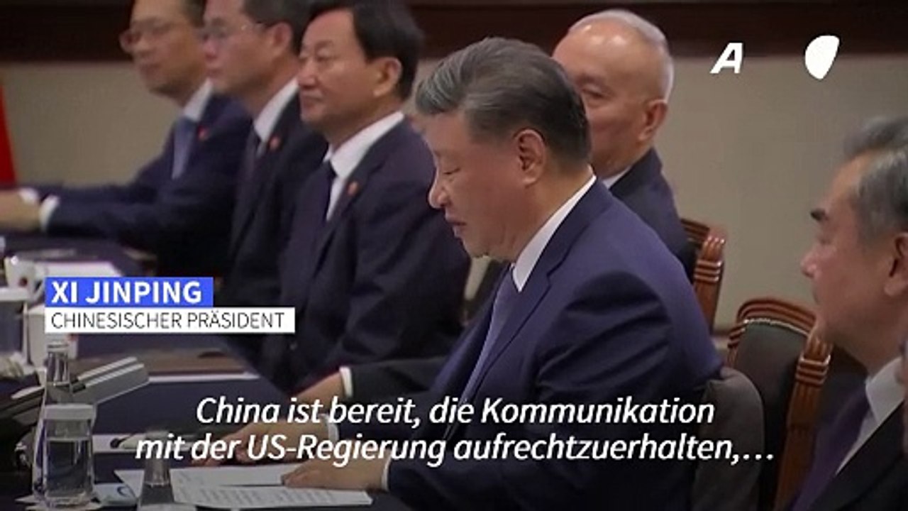 Xi wirbt bei Treffen mit Biden für stabile Beziehungen