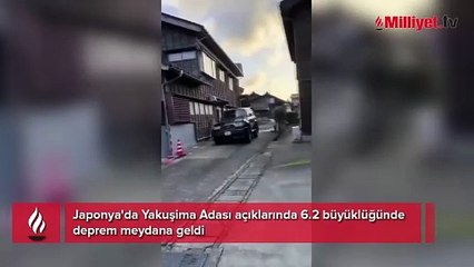 Japonya'da 6.2 büyüklüğünde deprem