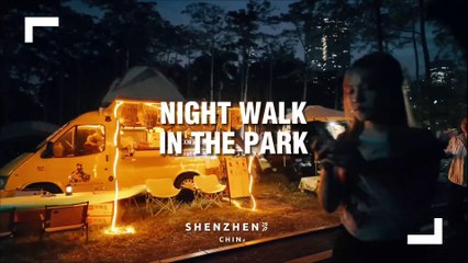 Night Walk at Coffee Park in Shenzhen, China 🇨🇳