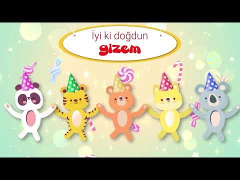 İyi ki Doğdun GİZEM - İsme Özel Kırmızı Balık Doğum Günü Şarkısı