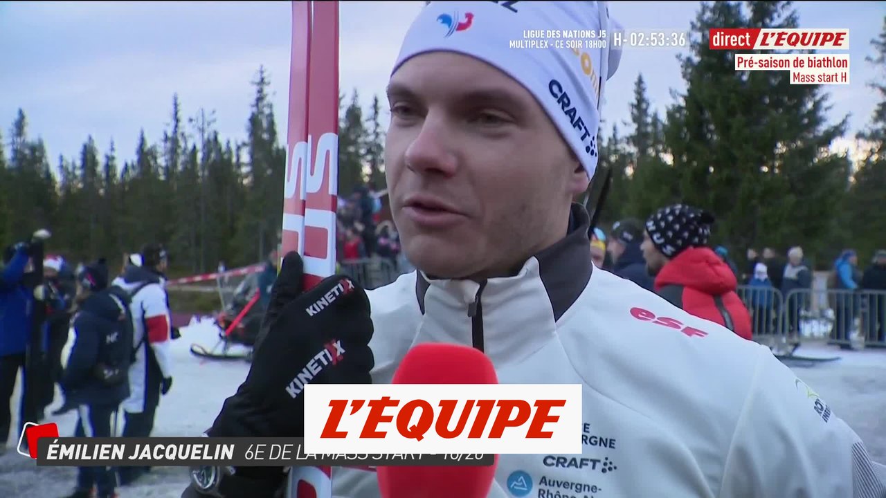 Jacquelin : « Je retiens beaucoup de positif » - Biathlon - Présaison (H)