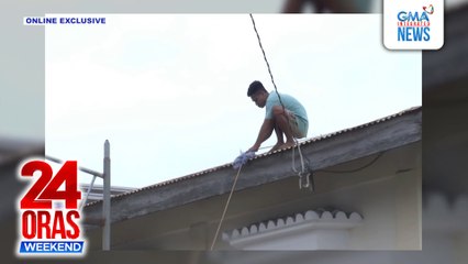 Ilang mga Taga-Pampanga, itinali ang bubong bilang paghahanda sa Bagyong Pepito | 24 Oras Weekend