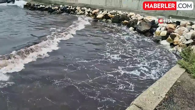 Tekirdağ Kıyılarında Poyraz Fırtınası Kızıl Yosunları Getirdi