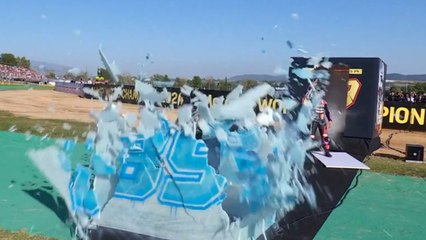 La histórica celebración de Jorge Martín a lo ‘Terminator’