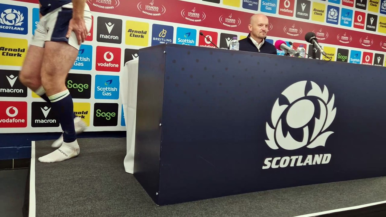 Gregor Townsend Portugal post-match