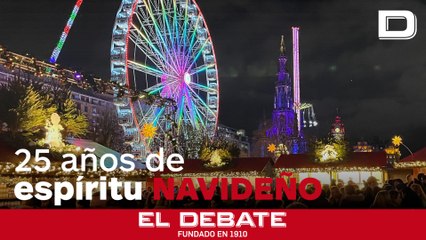 15 kilómetros de luces para iluminar el 25 aniversario del mercado navideño de Edimburgo
