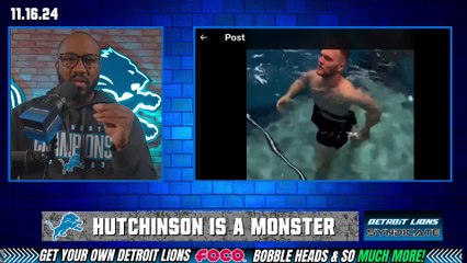 Detroit Lions  DE Aidan Hutchinson is BUILT DIFFERENT!