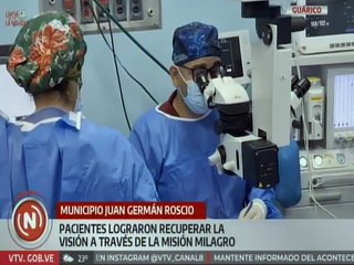 Guárico | Misión Milagro devuelve la vista a pacientes del municipio Juan Germán Roscio