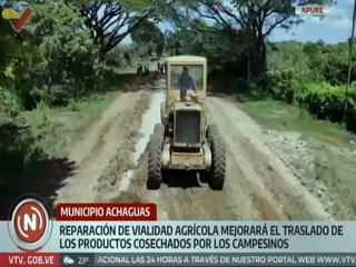 Apure | Vías agrícolas del mcpio. Achaguas son reparadas para beneficio del sector productivo