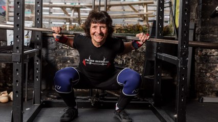 Nan who started powerlifting in her sixties has become world champion - aged 70