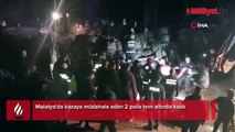 Malatya'da korkunç kaza! Kazaya müdahale eden polisler TIR'ın altında kaldı