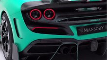 فيراري F8XX Spider Tempesta Turchese من مانسوري بلون الفيروز