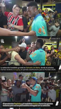 Locura en Salvador de Bahía con Vini y Raphinha