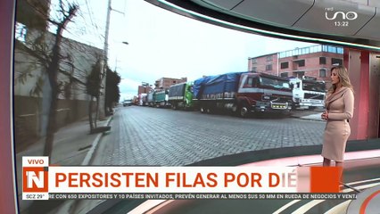 Persisten filas por diésel