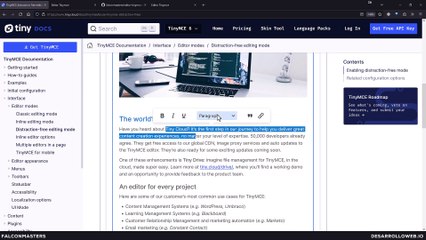 Como agregar un editor de texto tipo word a tu página web | TinyMCE