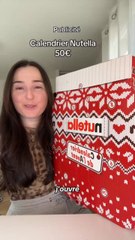 Publicité - calendrier de l’Avent nutella
