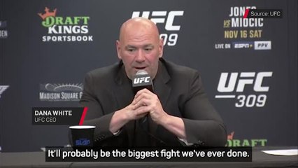 Jones versus Aspinall will be the 'biggest heavyweight fight ever' - Dana White
