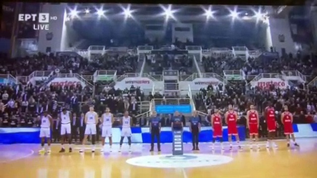 ΠΑΟΚ - Ολυμπιακός Εθνικός ύμνος