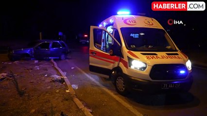 Kırıkkale'de İki Otomobil Çarpıştı, 8 Yaralı