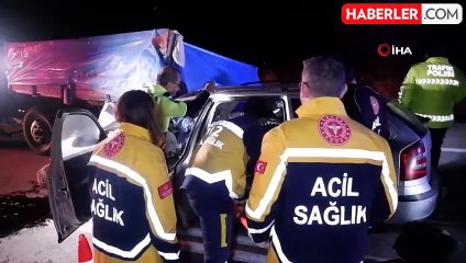 Edirne'de Traktörle Çarpışan Otomobildeki Sürücü Hayatını Kaybetti