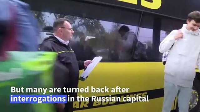 Ukrainians brave arduous journeys to Russian-occupied homeland