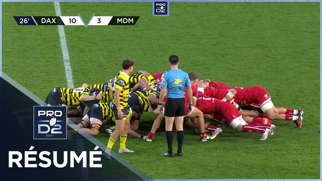 PRO D2 Saison 2024-2025 J11 - Résumé US Dax - Stade Montois Rugby