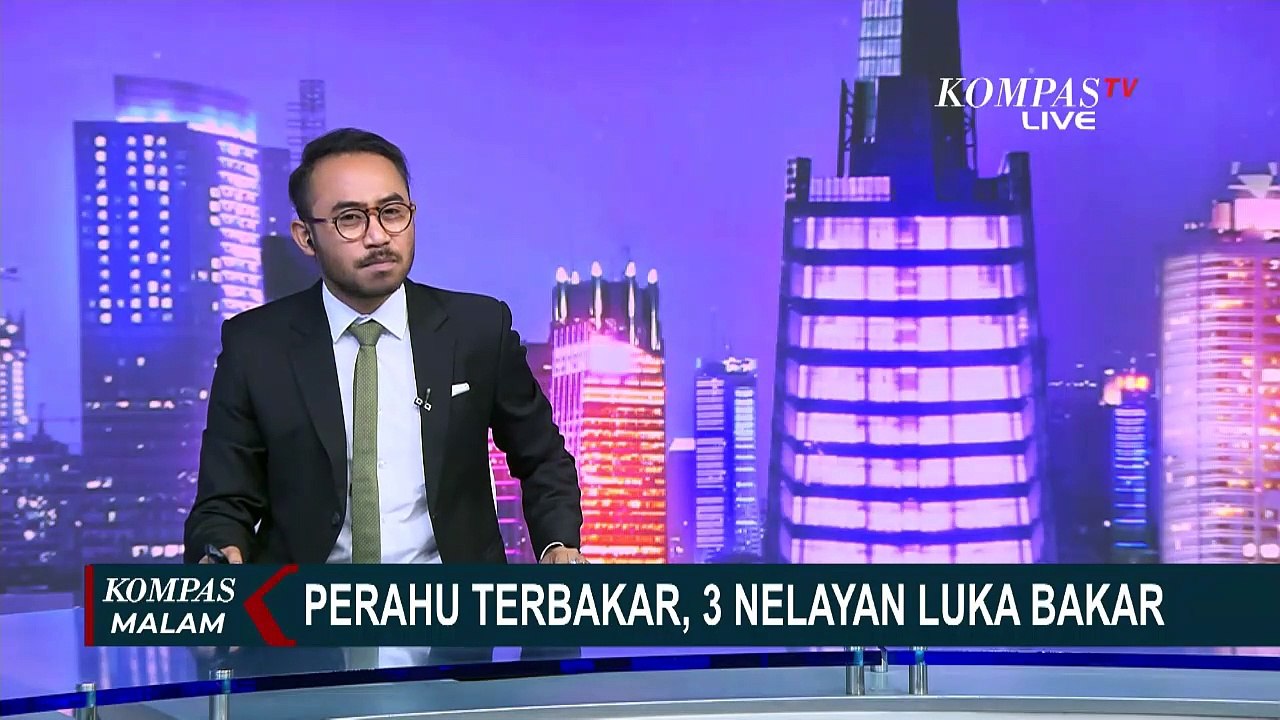 Perahu Nelayan Terbakar di Bangkalan, 3 Orang Terluka