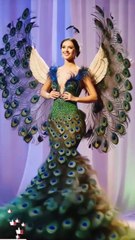 beautiful girl fuses in peacock 😍 magic dance videos