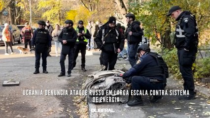 Ucrânia denuncia ataque russo em larga escala contra sistema de energia