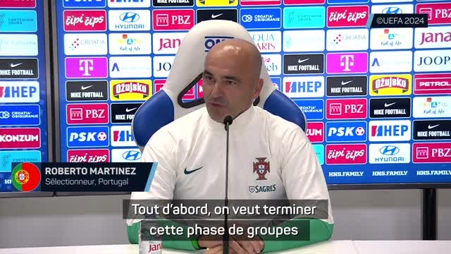 Portugal - Martinez : Tout fan de football adore regarder jouer la Croatie