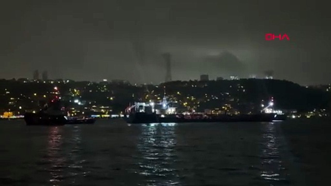 İstanbul-İstanbul Boğazı çift yönlü olarak gemi trafiğine kapatıldı-4/Geniş haber