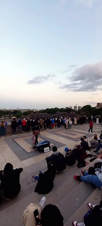 Parisian Music Vibe Around Eiffel Tower #musicvideo  #magical #eiffeltower #traveling  #music  (9)