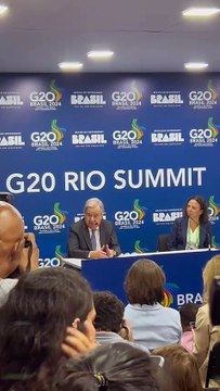 G20: Secretário da ONU defende alívio da dívida dos países em circunstâncias mais difíceis para combater as desiguldades