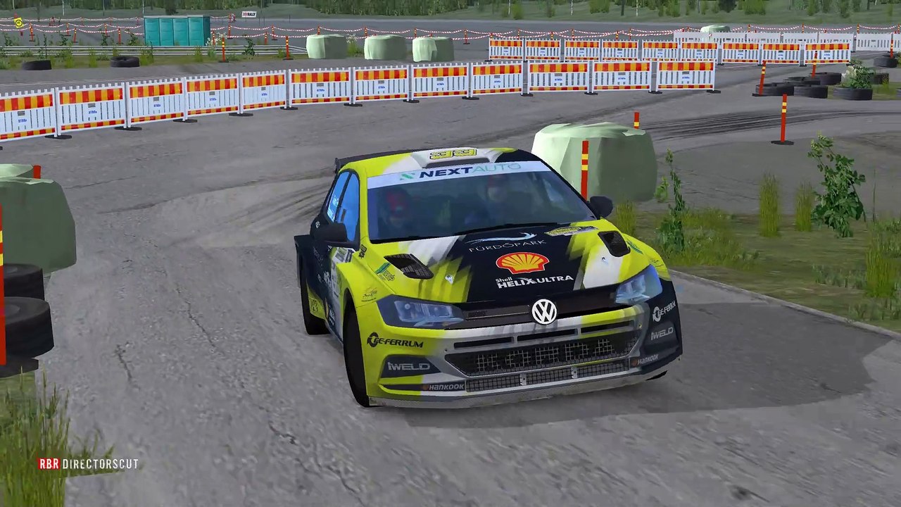 Richard Burns Rally: Nokia Rallysprint 2019, in a VW Polo GTI R5 (Moza R5 Wheel)