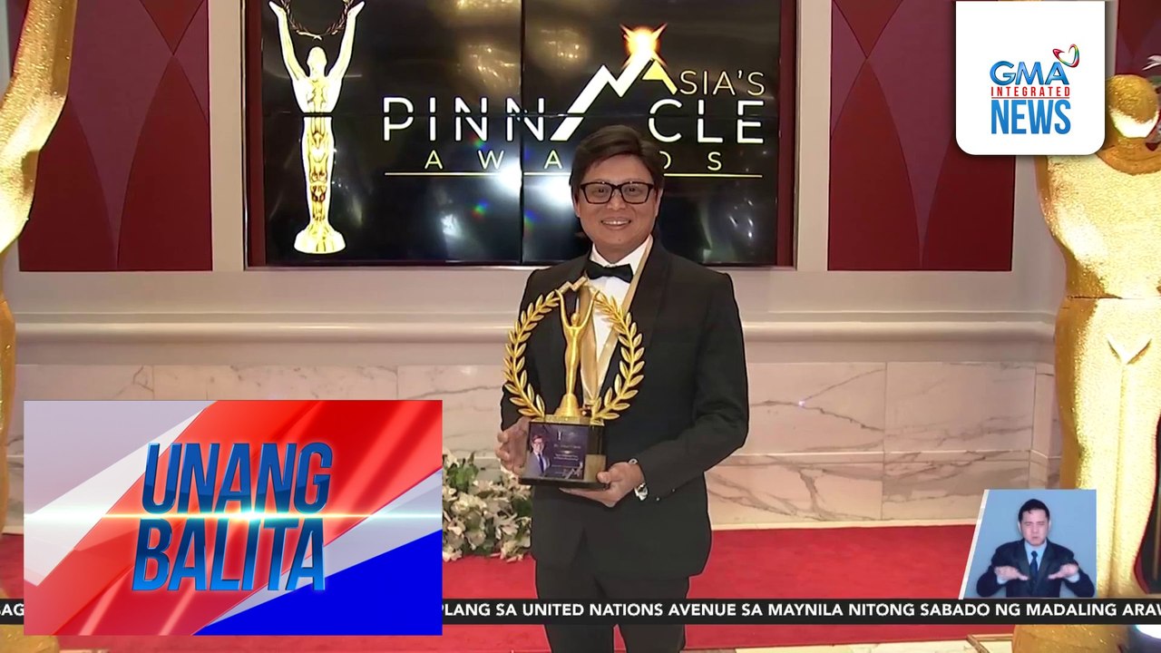Arnold Clavio, kinilalang Asia's Influential Voice in Filipino Broadcasting sa 2024 Asia's Pinnacle Awards | Unang Balita